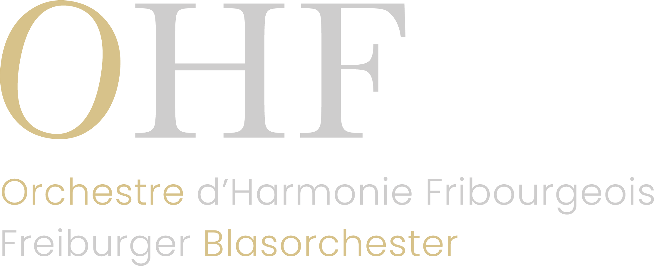 Logotype de l'Orchestre d'Harmonie Fribourgeois